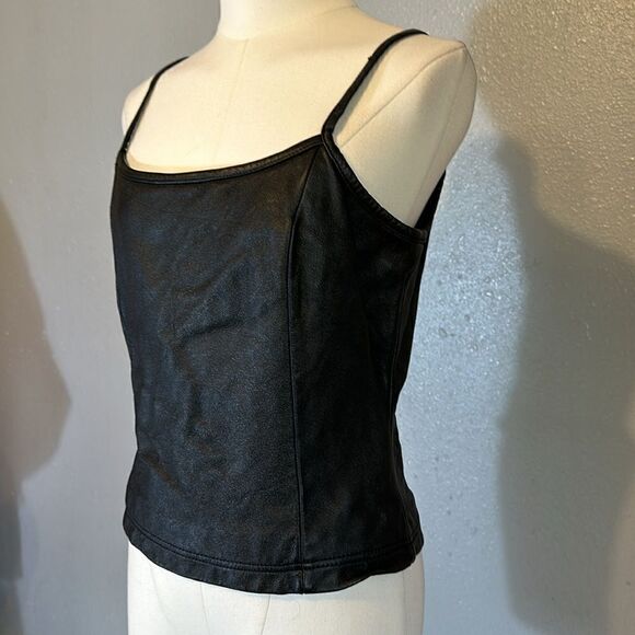 Wilson leather women’s black top size L - Picture 2 of 10